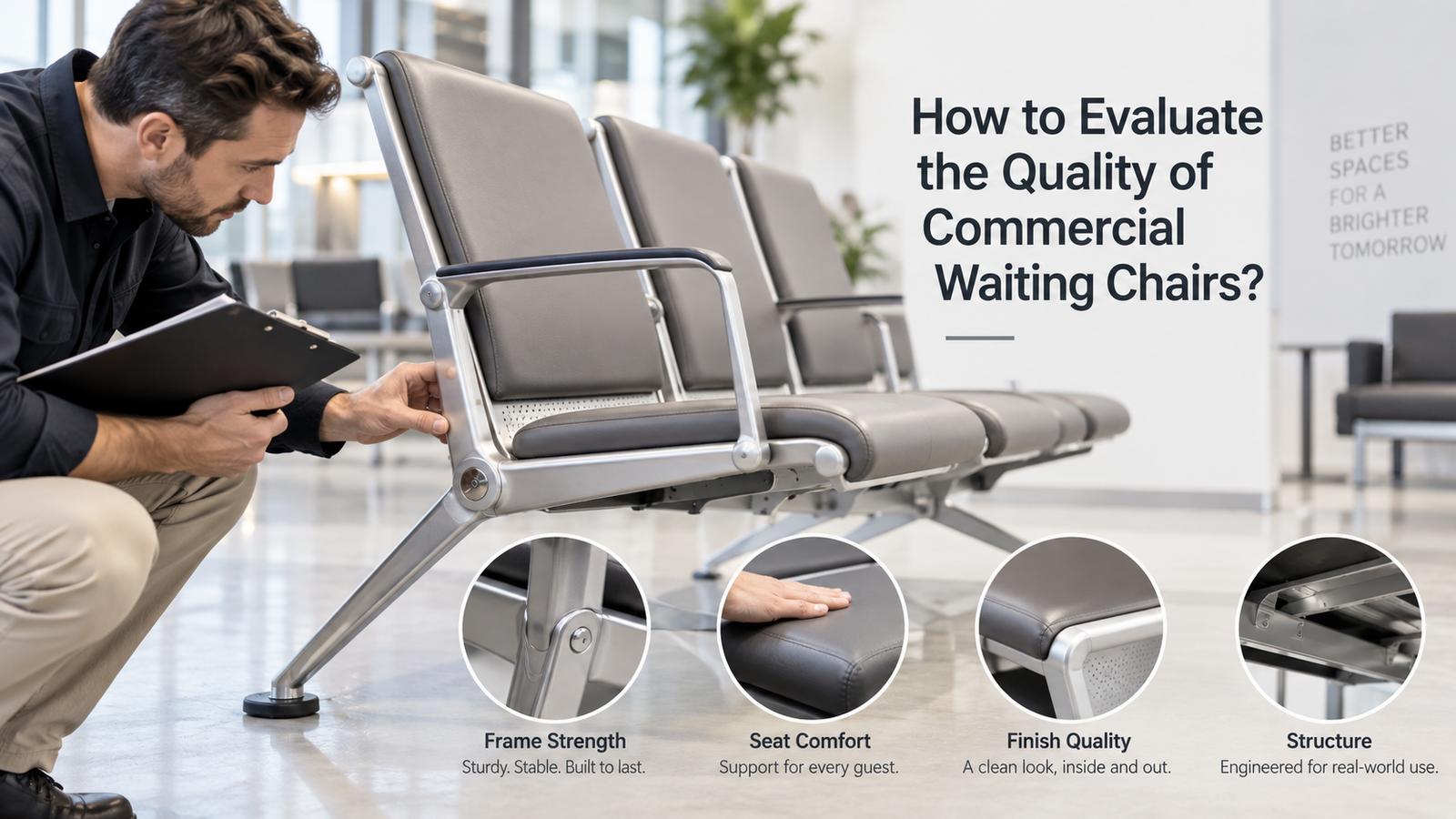How to Evaluate The Quality of Commercial Waiting Chairs?