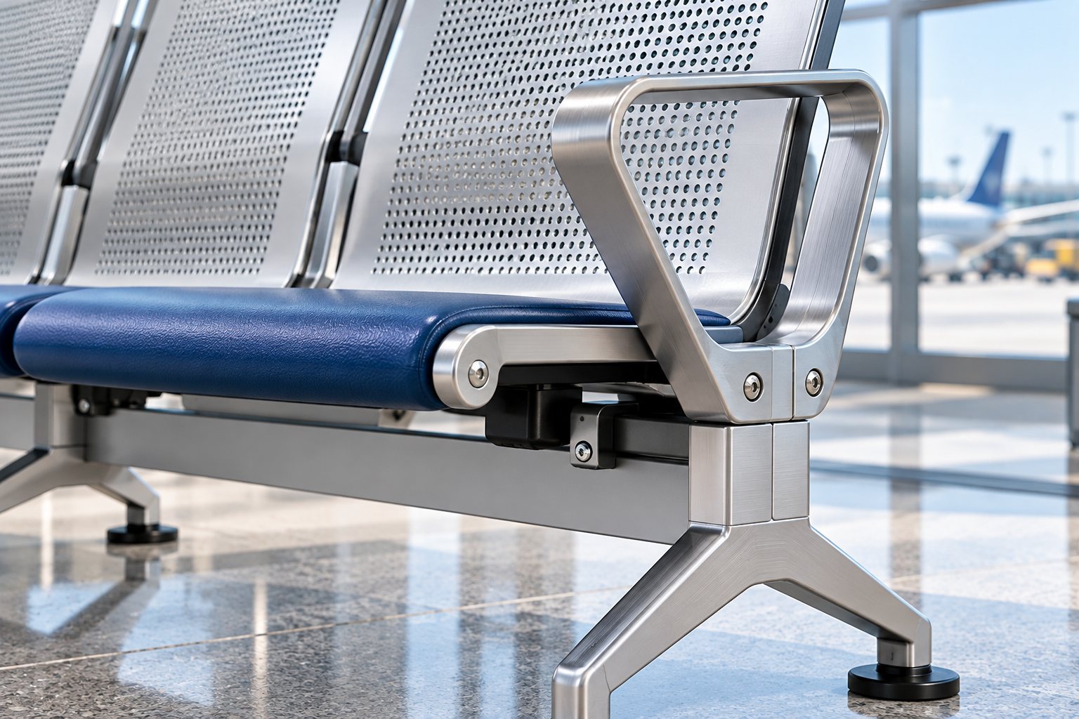 What Are Standard Airport Bench Chairs Made Of?