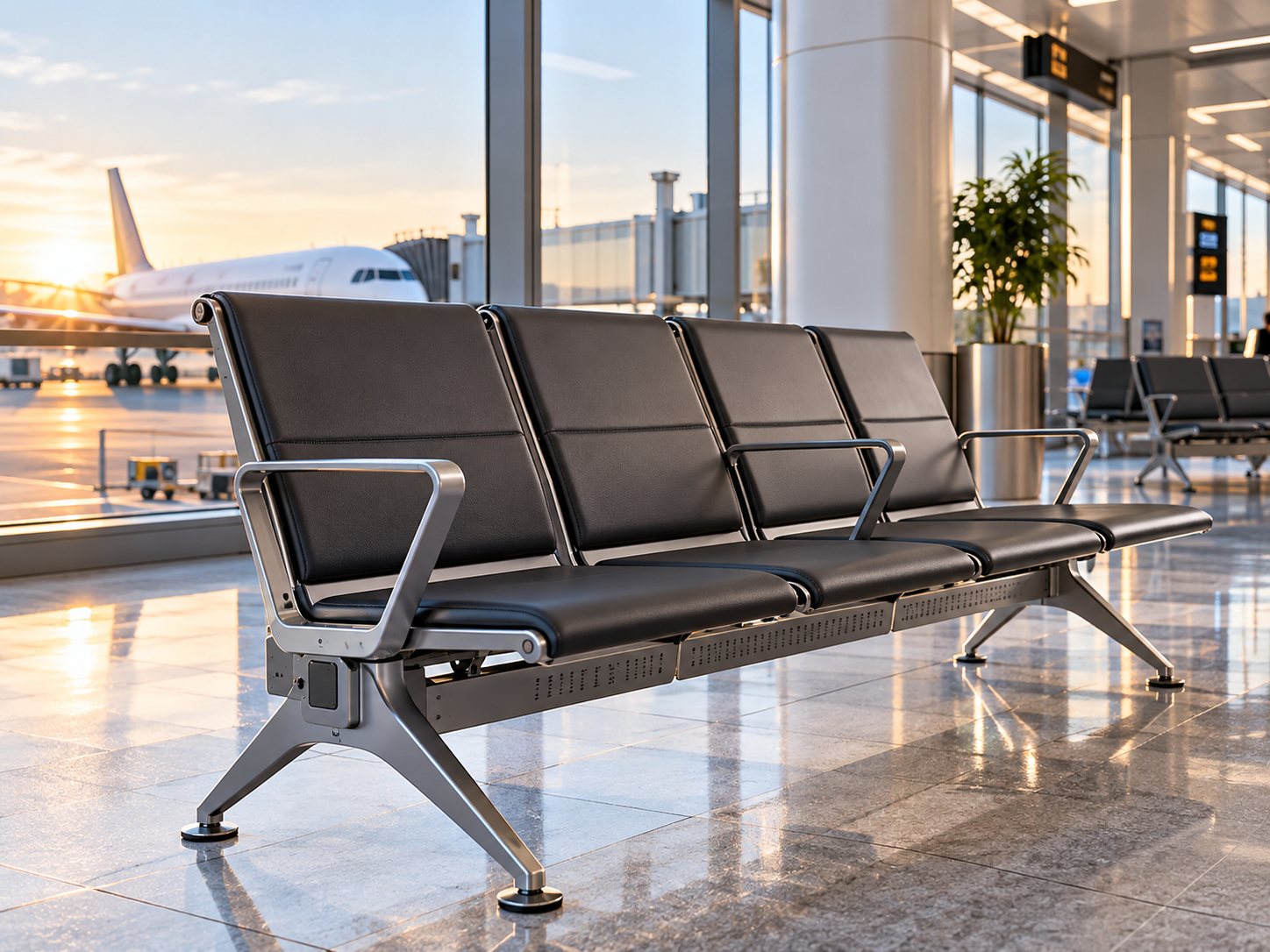 How To Use Airport Chair Design To Relieve Passenger Fatigue?